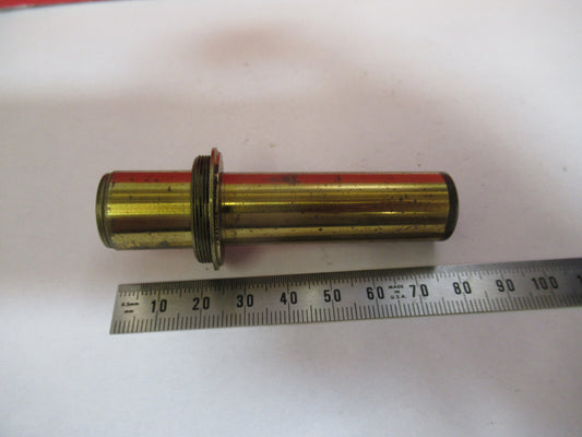 Rare Antique Brass Eyepiece Ocular Lens Microscope Part