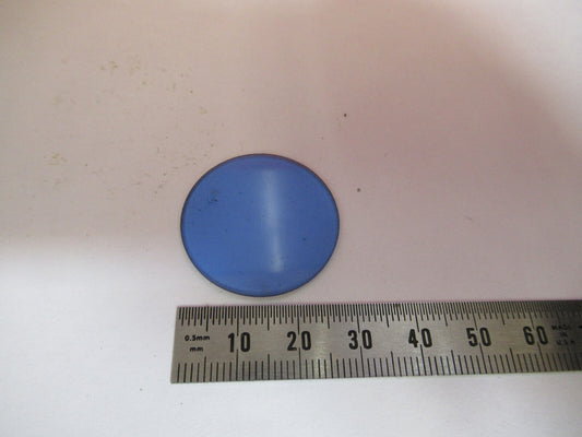 Optical Glass Ernst Leitz Germa Blue Filter Microscope Part Optics