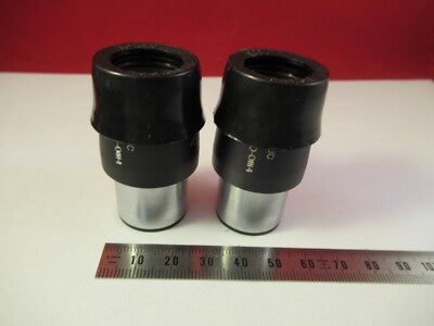 Pair Tiyoda Tokyo Eyepiece Ocular Microscope Part Optics