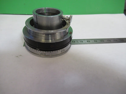 ANTIQUE BAUSCH LOMB POL CONDENSER POLARIZER MICROSCOPE PART AS PICTURED Z7-FT-96