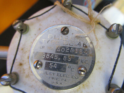 BLILEY ELECTRIC BC46  RARE QUARTZ CRYSTAL FREQUENCY CONTROL AS PIC #FT-1-B-15