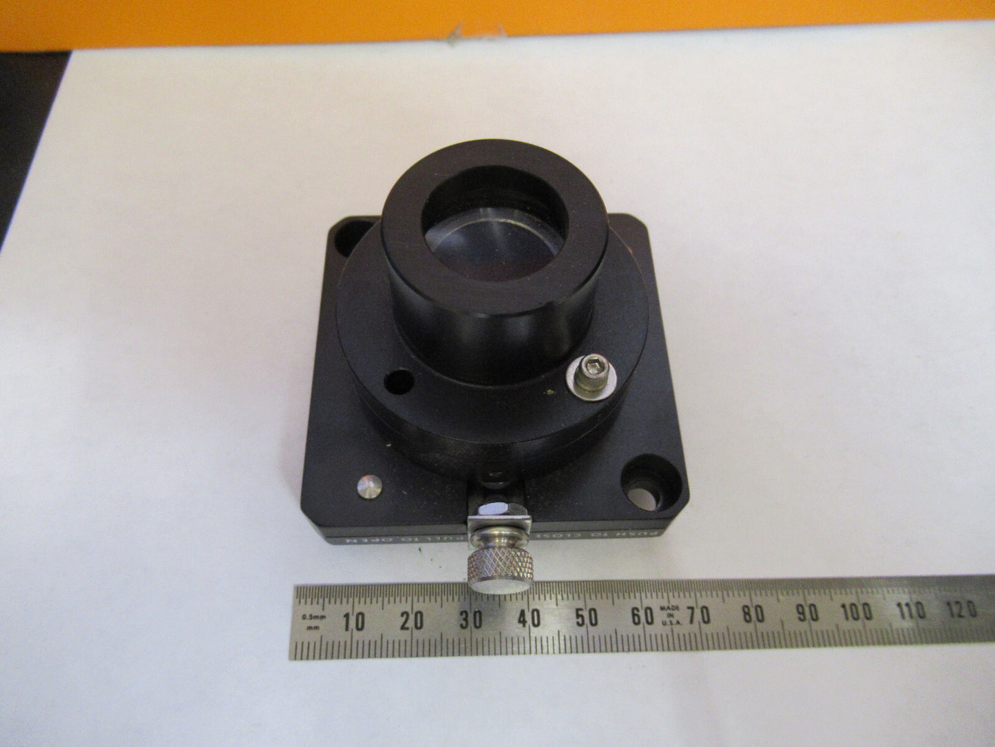 OLYMPUS JAPAN SHUTTER ASSEMBLY OPTICS MICROSCOPE PART AS PICTURED 72-C-11