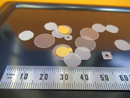 LOT ASSORTED PIEZO QUARTZ PIEZOELECTRIC BLANKS ULTRASONIC SENSOR &1e-ft-79