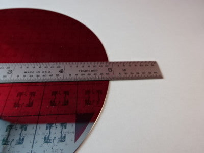 COLLECTABLE SEMICONDUCTOR WAFER SILICON WITH COMPONENTS NICE AS IS #83-A-20