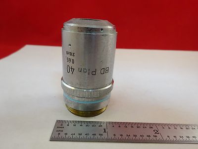 MIKROSKOP TEIL NIKON OBJEKTIV BD PLAN 40X OPTIK WIE IST BIN#M3-B-34