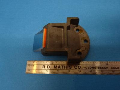 MICROSCOPE PART OLYMPUS JAPAN MOUNTED PRISM OPTICS AS IS #90-74