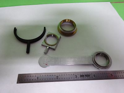 Microscope Lot Objective Holders Filter ?? Optics AS IS