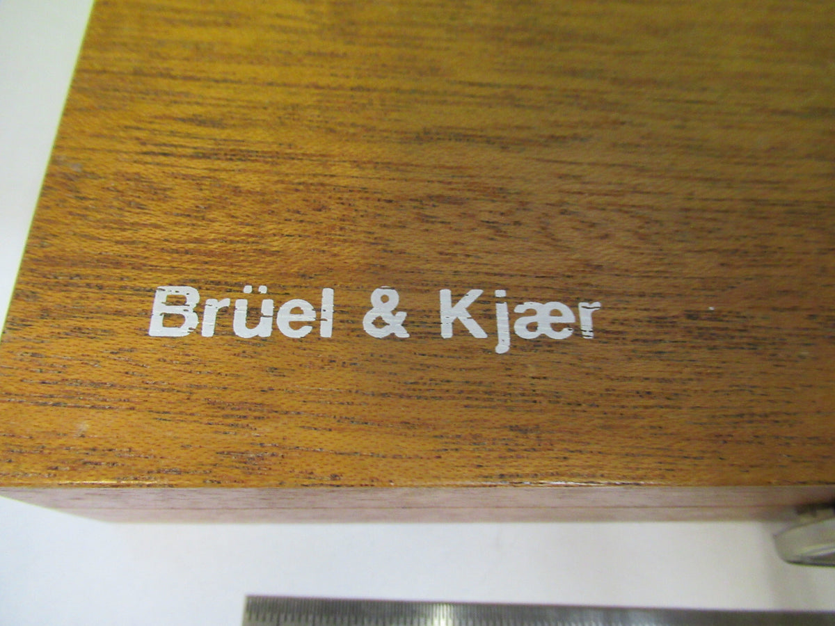 Empty Brüel & Kjær Denmark Mahogany Wood Box Instrument