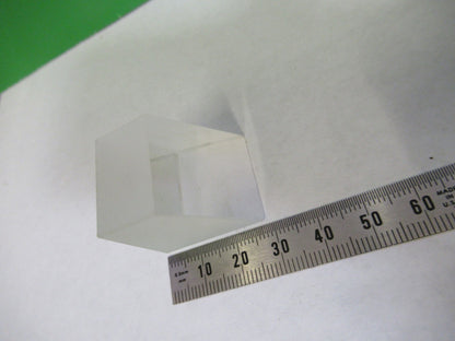 OPTICAL GLASS PRISM LASER OPTICS AS PICTURED U8-A-121