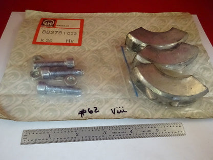 LEYBOLD AG 88278 HIGH VACUUM CLAMPS ASSEMBLY WITH SCREWS AS IS #62