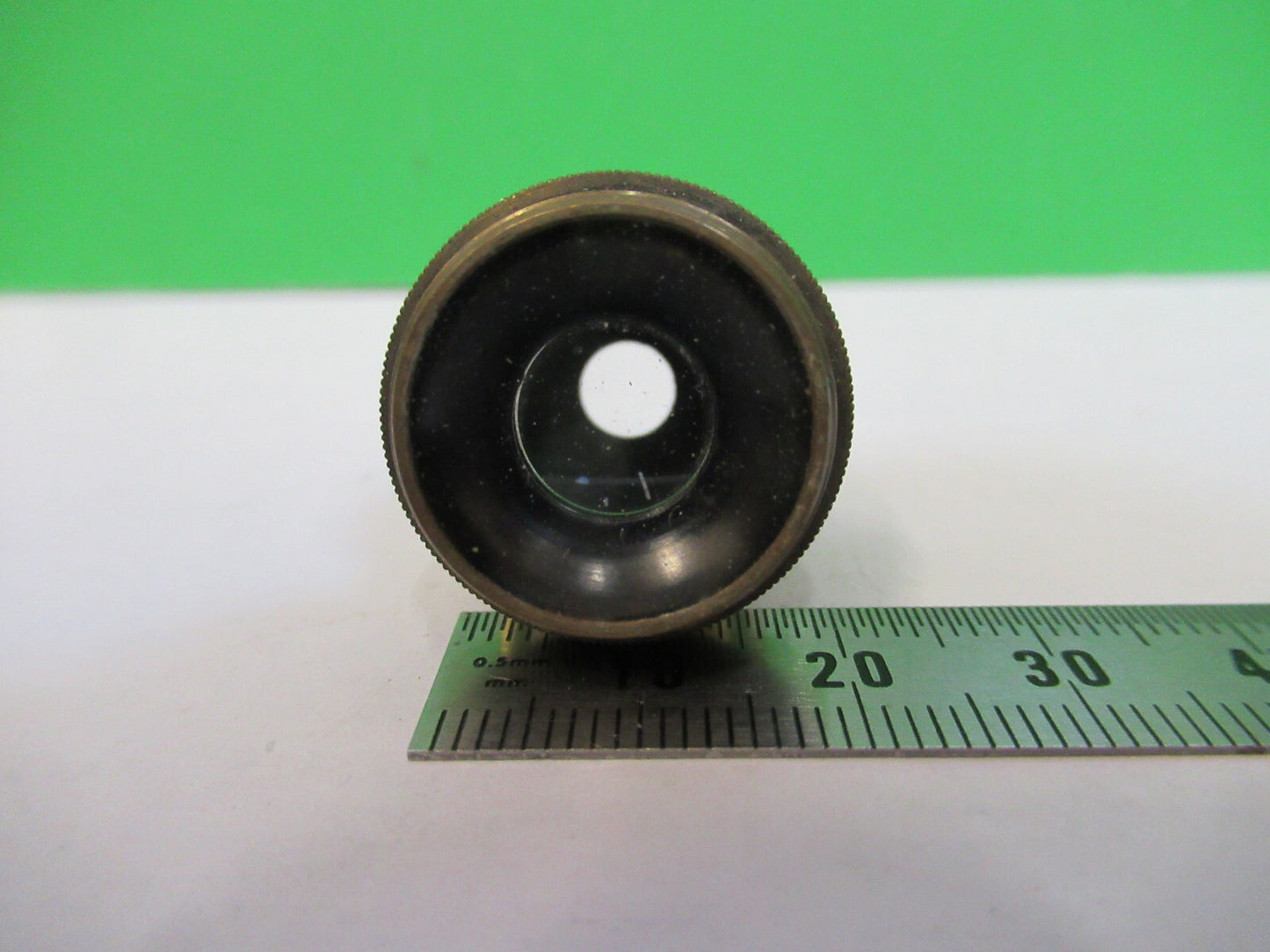 Antique Ernst Leitz Brass Objective 1X Rare Microscope Part