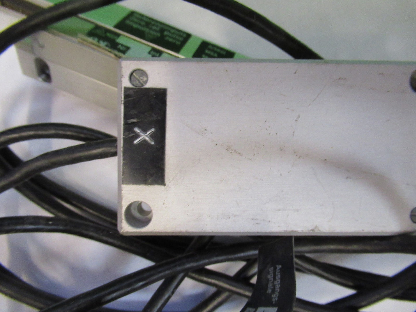 RSF GERMANY POSITIONING SENSOR STAGE MICROSCOPE PART AS PICTURED V8-B-36