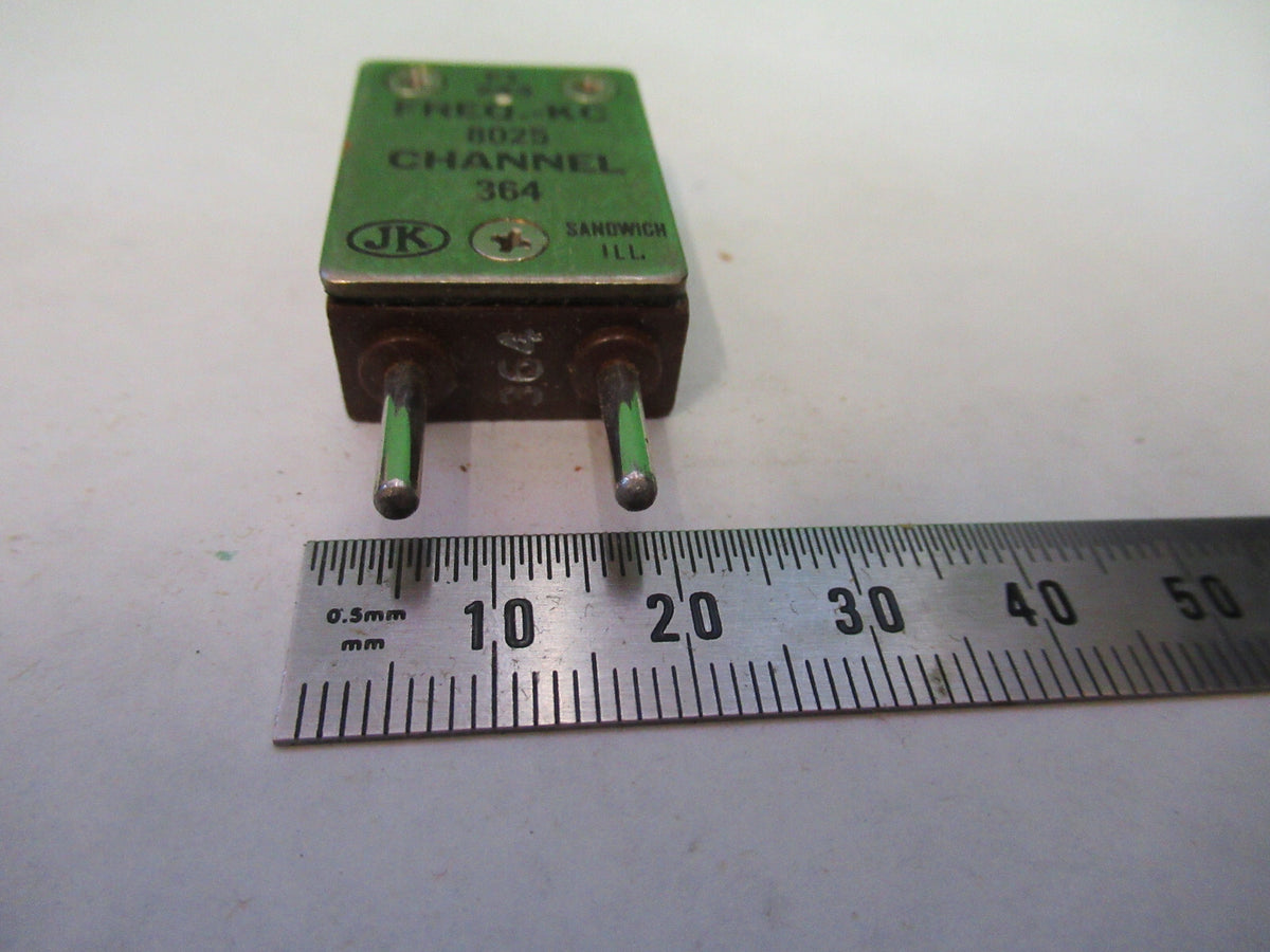 VINTAGE WWII JK CTS QUARTZ CRYSTAL FT-243 8025 KC FREQUENCY RADIO AMATEUR S1-B38