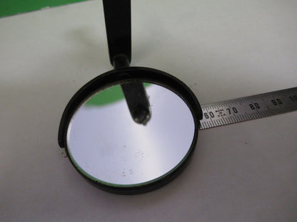 ANTIQUE BAUSCH LOMB MIRROR ASSEMBLY OPTICS MICROSCOPE PART AS PICTURED  V1-A-14