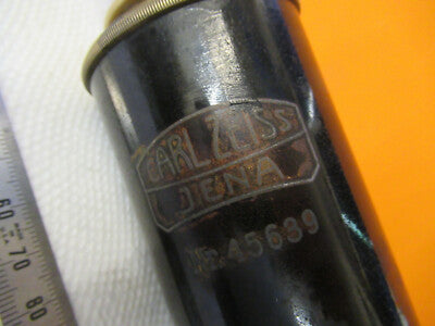Antique Carl Zeiss AG Brass Tubus + Nosepiece Microscope Part