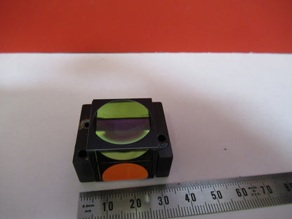 ANTIQUE BAUSCH POL PRISM ASSEMBLY OPTICS MICROSCOPE PART AS PICTURED Y5-A-12