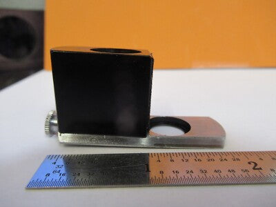 LEITZ GERMANY POL CRYSTAL POLARIZER SLIDE MICROSCOPE PART OPTICS AS PIC &85-B-24