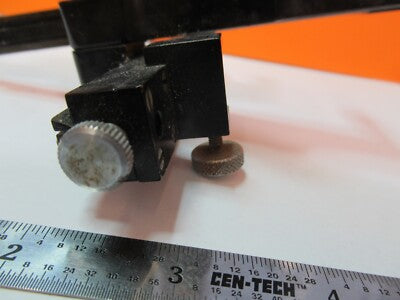 ANTIQUE BAUSCH LOMB STAGE CLIPS MICROMETER XY MICROSCOPE AS PICTURED &7B-B-67