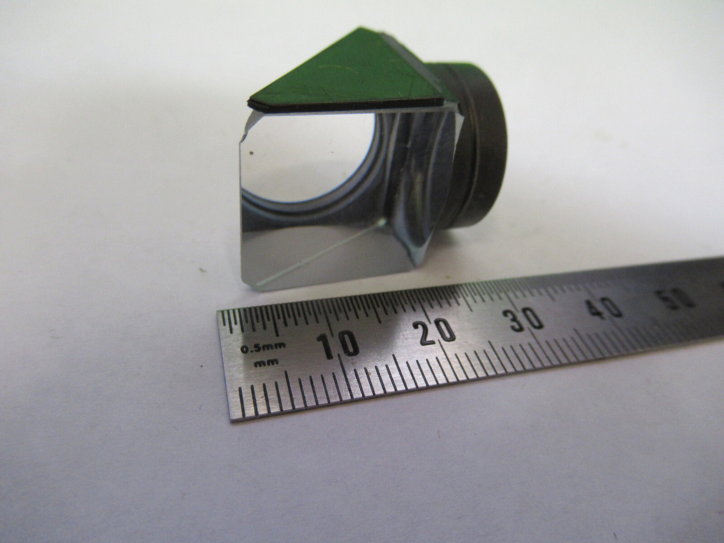 BAUSCH LOMB GLASS PRISM OPTICS MICROSCOPE PART AS PICTURED &G2-A-92