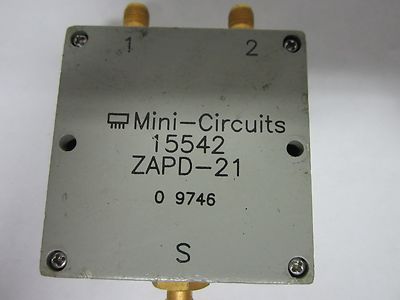 MINI CIRCUITS ZAPD-21 SPLITTER HF-MIKROWELLEN-FREQUENZBUCHSE #F6-29