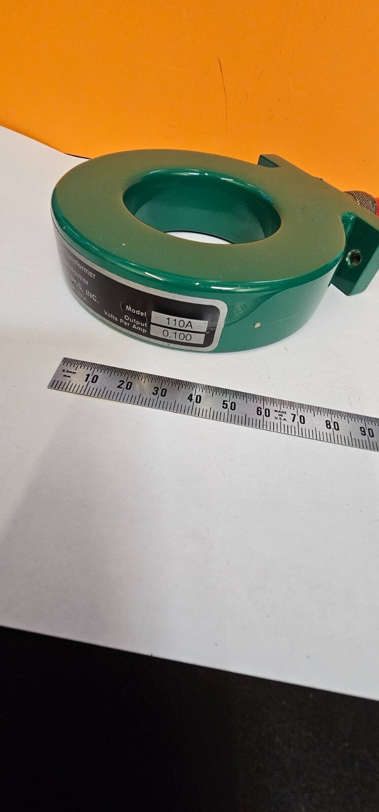 PEARSON ELECTRONICS EMI CURRENT TRANSFORMER 110A  PALO ALTO AS PICTURED B4-FL-03