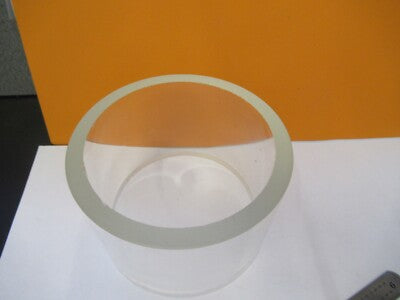OPTICAL GLASS LARGE CYLINDER [some chips] HOLOGRAM OPTICS AS PICTURED &G1-A-44