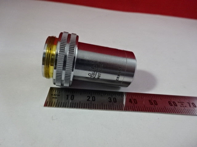 LEITZ GERMANY VINTAGE OBJECTIVE 10X /170 OPTICS MICROSCOPE PART #F6-A-17
