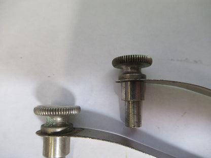 Pair Clips Antique Spencer Lens Co. American Optical Co. Microscope Part