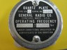 GENERAL RADIO 376 QUARTZ FREQUENCY STANDARD 1399 KC CERAMIC