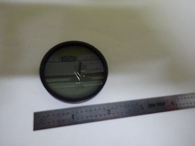 MICROSCOPE PART POLARIZER POL [delaminated] ILLUMINATOR OPTICS AS IS BIN#X1-48