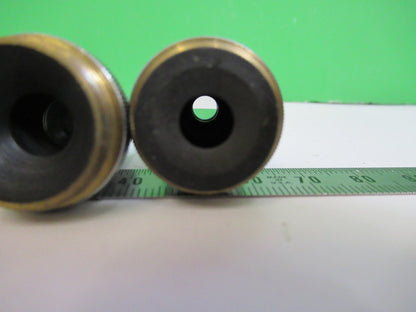 REICHERT AUSTRIA lot objectives 4X 10X 40X MICROSCOPE PART AS PICTURED X5-A-76