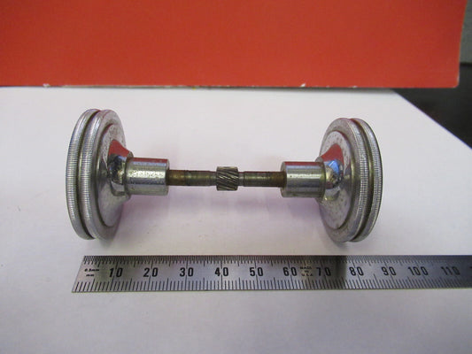 American Optical Co. Spencer Lens Co. Antique Knobs Gear Microscope Part