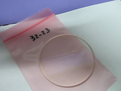 OPTICAL COATED WINDOW LENS LASER OPTICS BIN#32-23