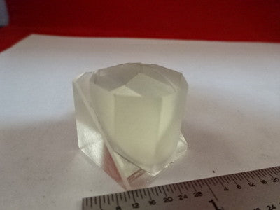 MICROSCOPE PART PRISM ASSEMBLY [chip on edge] OPTICS AS IS #AM-50