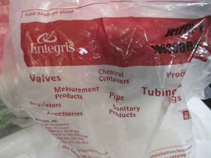 ENTEGRIS FLUOROWARE LOT TEFLON FITTINGS PARTS AS PICTURED  &81-B-17