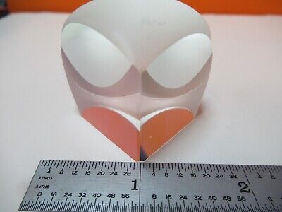 OPTICAL TRIHEDRAL GLASS PRISM LASER OPTICS AS PICTURED &16-A-01