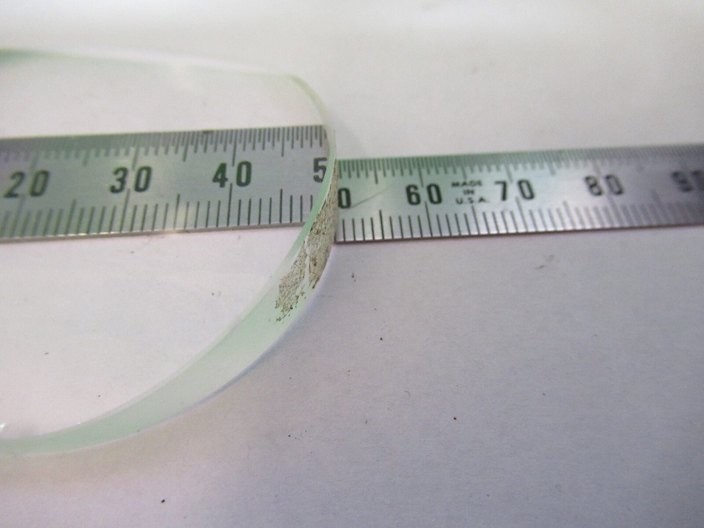 OPTICAL LENS ANAMORPHIC OPTICS 4" FL chip pn edge AS PICTURED 18-FT-48