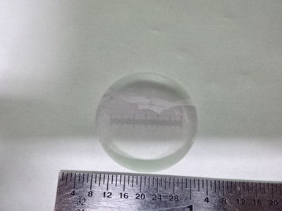 OPTICAL MEASURING MICROMETER RETICLE LENS LASER OPTICS AS IS B#B1-F-A-10A