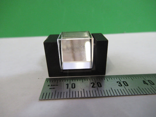 AUS JENA GERMANY GLASS PRISM MOUNTED OPTICS MICROSCOPE PART AS PICTURED T2-A-32
