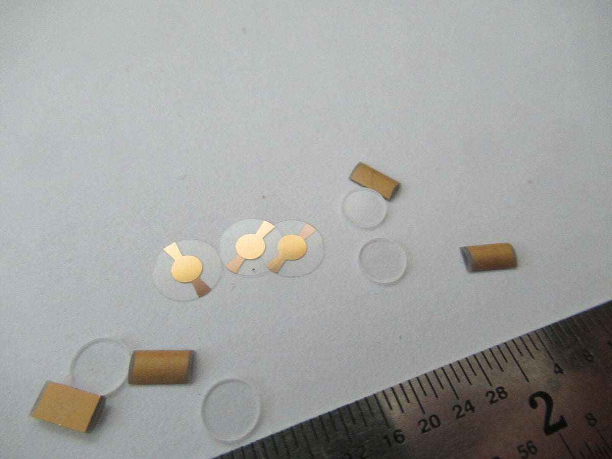 Lot Blank Piezoelectric Quartz Crystal X- Y- Yx-cut Piezo Sensor AS Pic