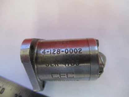 CEC 4-128-0002 VELOCITY SENSOR VELOMETER TURBINE VIBRATION AS PICTURED &Q4-A-04