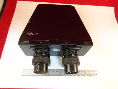 MICROSCOPE PART LEITZ WETZLAR GERMANY HEAD OPTICS AS IS #AH-03