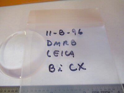 LEICA DMRB GERMANY ILLUMINATOR BI CONVEX LENS MICROSCOPE PART AS PIC &11-B-96