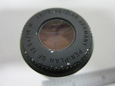 Microscope Part Ernst Leitz Wetzlar Eyepiece 12.5X Optics AS IS