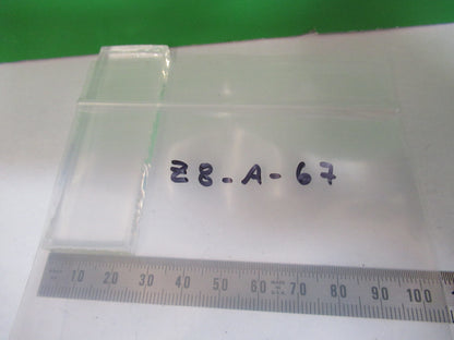 Optical Glass Block 1/4 X 1 X 3 Inches Optics