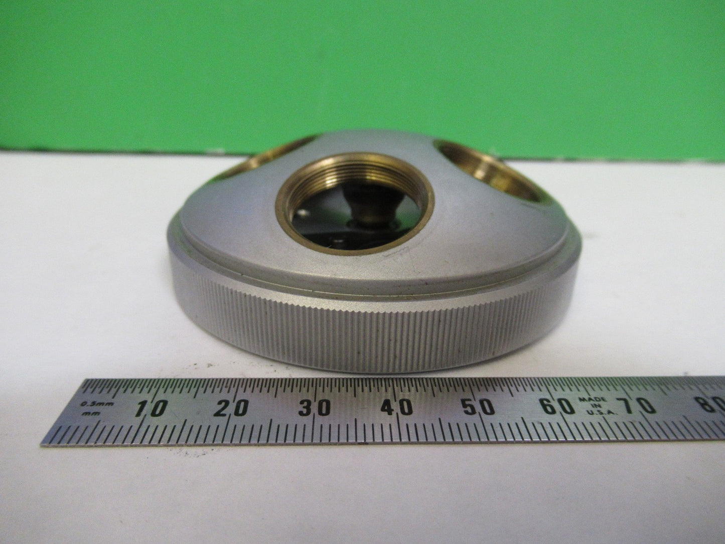 NIKON JAPAN NOSEPIECE MICROSCOPE PART AS PICTURED AS PICTURED W3-C-37