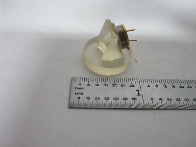 OPTICAL ZERODUR LENS + PRISM + SENSOR for  LASER OPTICS AS IS B#L6-08