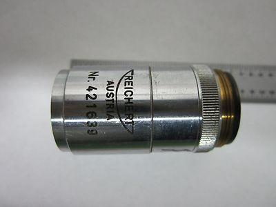 FOR PARTS REICHERT OBJECTIVE EPI 28X [scratched crack] OPTICS BIN#M7-01