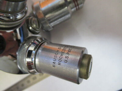 Bausch & Lomb Tubus Nosepiece + Objectives Microscope Part
