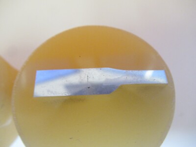 Lot 2 ea METALLOGRAPHIC METAL CROSS SECTION SPECIMEN MICROSCOPY SAMPLE &A7-A-18